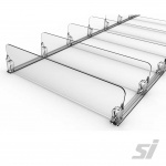 Product Divider Shelf Management Rails