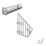 Wire basket dividers to suit gondola baskets