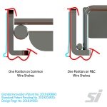 Clip on data strip side view profile