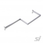 Garment clothing hanging rail for wall strip 1200mm