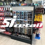 Versa Black Retail Shelving in Caltex