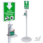 Hand Sanitiser Stand With Drip Tray