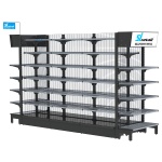 Grid Wire Mesh Retail Gondola Shelving