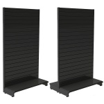 Slatwall Retail Shop Shelving Gondola