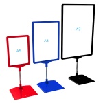 150mm coloured shop sign stands