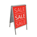 A1 snap frame walkway path sign holder A-frame