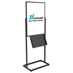 A1 Poster Holder Bulletin Sign Holder Stand Display with Brochure Holder