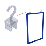 Ticket Frame hanging clip hook