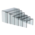 Acrylic riser counter display set