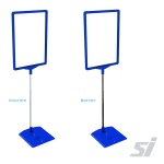 Telescopic ticket frame sign stand