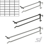 Grid Wire Mesh Display Hooks