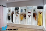 LED fashion store clothing display