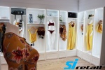 Fashion display wardrobes with inbuilt LED lights