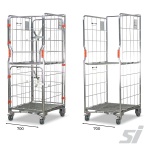 4 sided and 2 sided rolling stock cage trolley