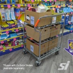 Merchandising Stock Cage Trolley