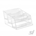 3 level business card holder