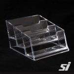 clear acrylic business card holder