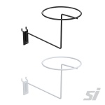 Slatwall pegboard hat display hook