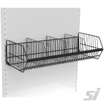 400mm Wire display basket with dividers