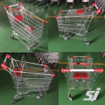 Shopping Trolley with Child Seat Metal shopping trolley