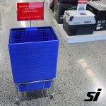 Stackable shopping baskets
