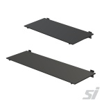 Slatwall Black Melamine MDF Shelf Kits