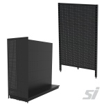 Pegboard Shelving End Cap