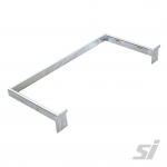 Hang rails for slatwall panels