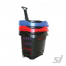 Roller Shopping Baskets 43L