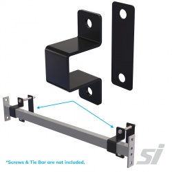 Gondola Shelving Wall Fixing Bracket – Tie Bar Mount