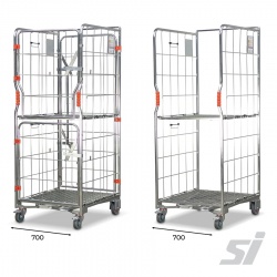 Merchandising Stock Cage Trolley