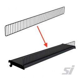 Black Wire Fence For Shelves