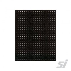 EZI-Q® Volcano Pegboard Back Panel - Black