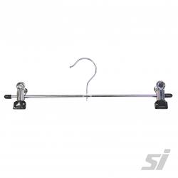 Metal Hanger 2 Clips Chrome