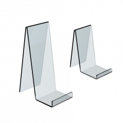 Angled Acrylic Counter Stands