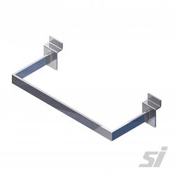 Slatwall Hangrails - Chrome