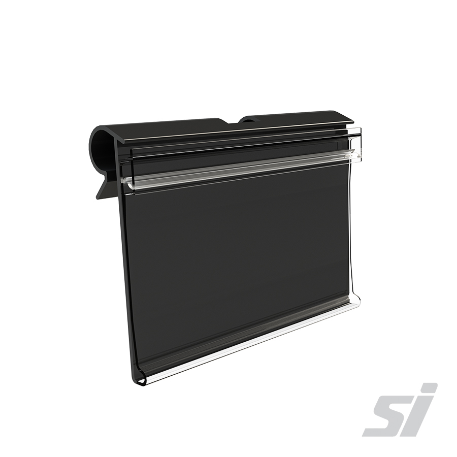 Hook label 50mm black