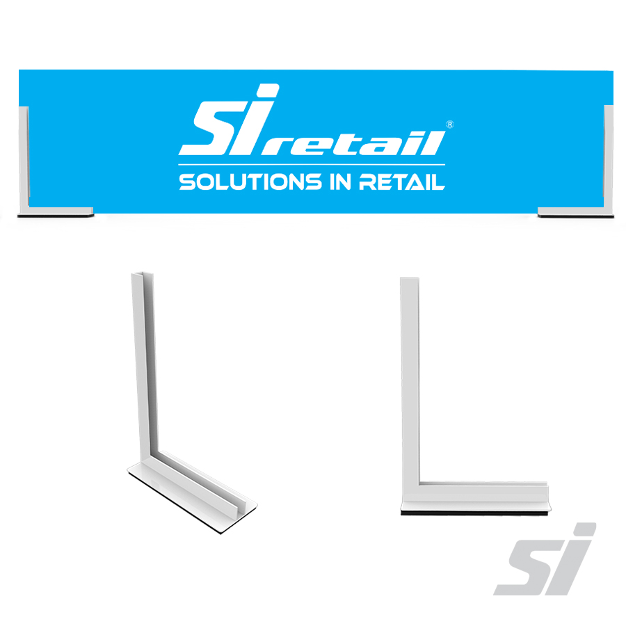Metal magnetic L sign holder