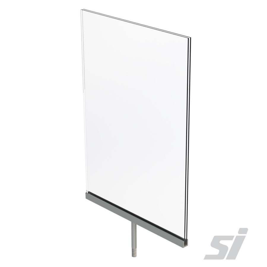 Sign holder for garment rack