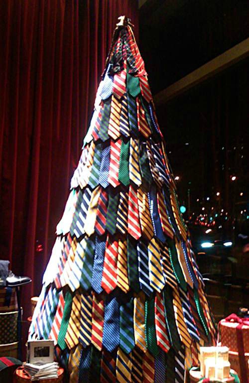 christmas tree fashion store display