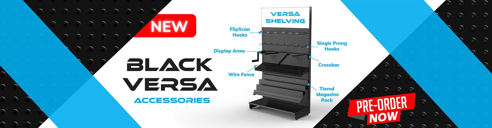 New Black Shelving Accessories