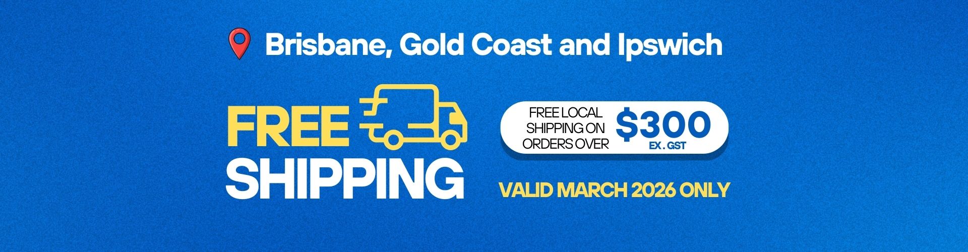 Free Local Shipping MARCH