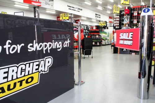 In-store Automated Entry Gates for Supercheap Auto by SI Retail